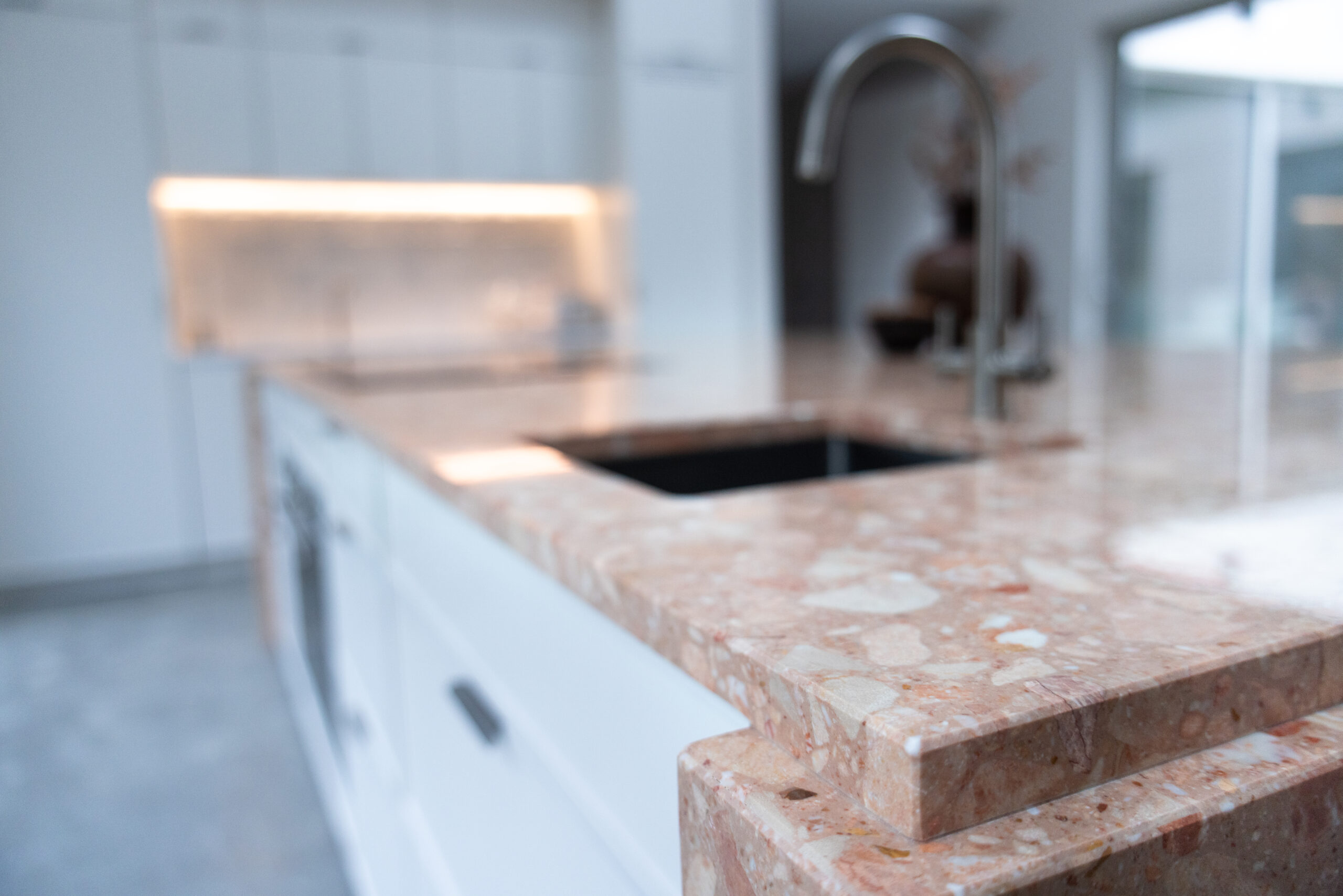 Rosa Del Garda island surface by SM Marble