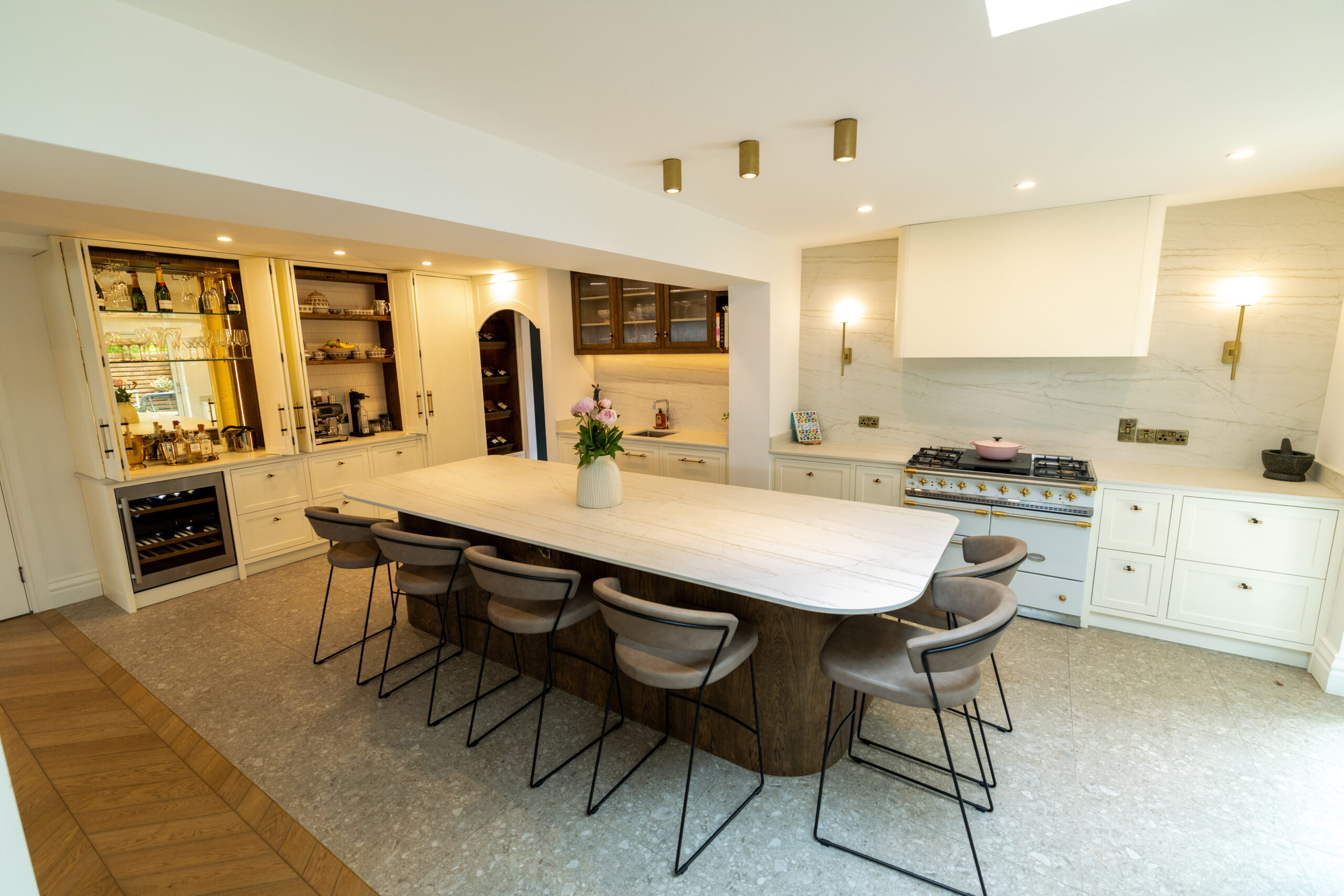 Hob area — heat-resistant surface