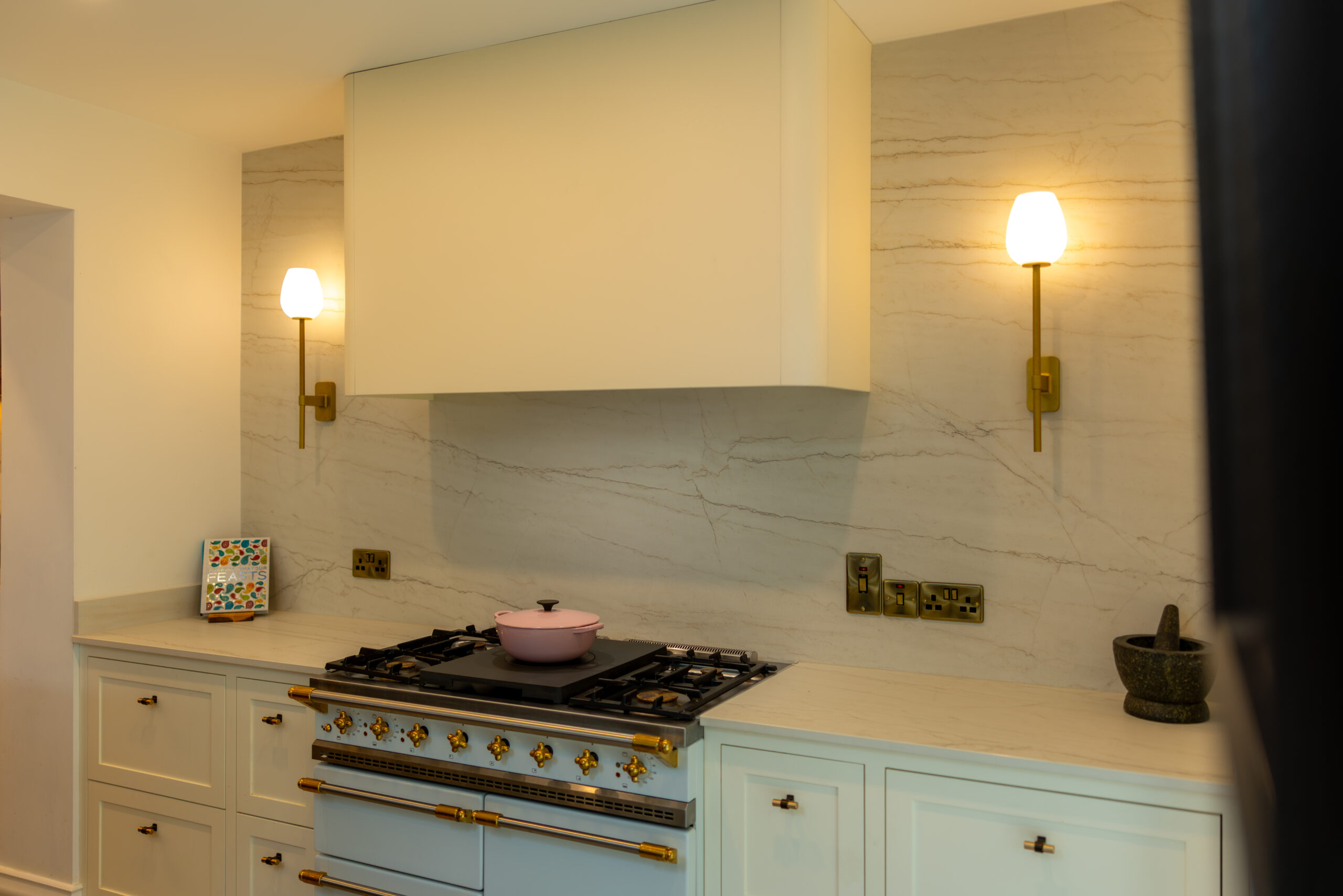 Wide shot — integrated cladding