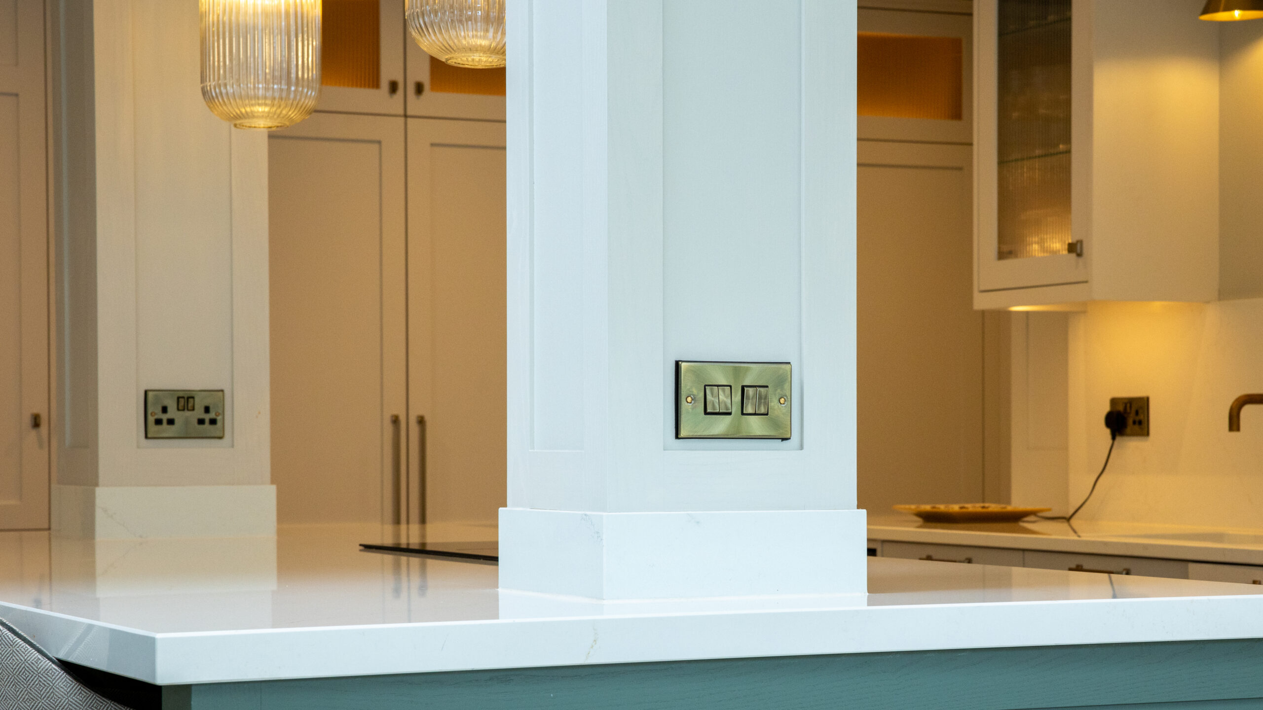 Sink run in Muse by Casla with matching upstand