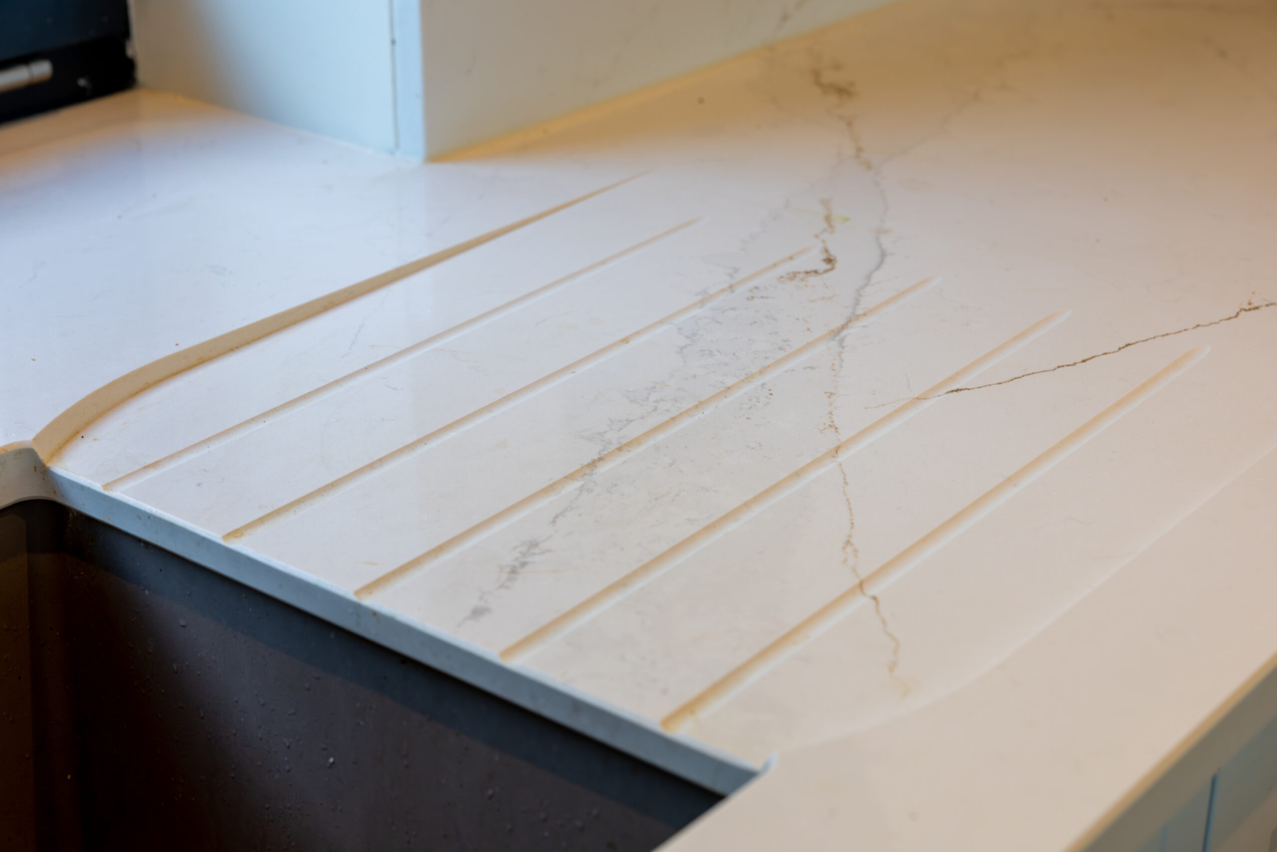 Furbo Ethereal Glow — island stool seating and warm tones